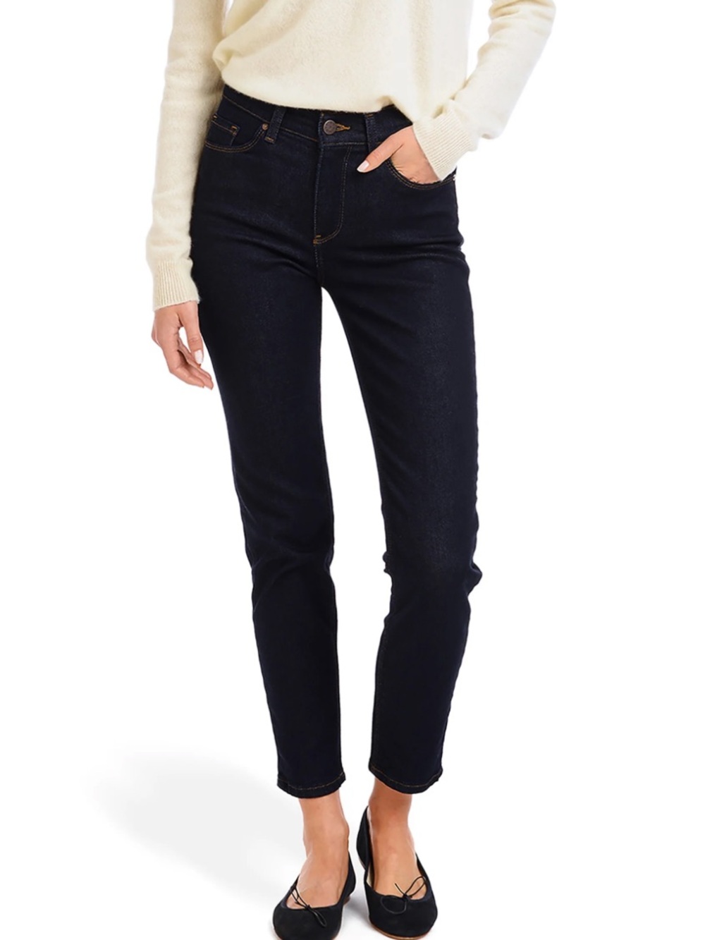 Mott & Bow dark blue wash MOM jeans 29